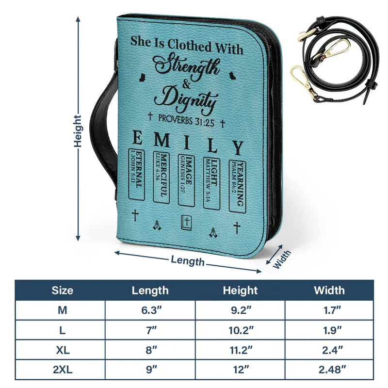 Christian,Gift For Women,Gift For Wife,Gift For Yourself,Gift For Girlfriend,Gift For Aunt,Gift For Mother,Gift For Daughter,Gift For Sisters,Gift For Bestie - I Can Do All Things Through Christ Who Strengthens Me - Personalized Bible Cover - Personalized Bible Cover