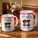 Mom,Sons,Gift For Mother,Gift For Daughter,Gift For Son,Happy - I Choose You In Every Lifetimes - Personalized White Edge-to-Edge Mug