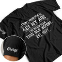 Top Market,Humorous,Custom Text - I Don't Know How To Act My Age I've Never Been This Old Before - Personalized T Shirt