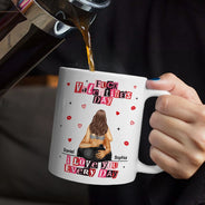 Old Couples,Gift For Couples,Gift For Husband,Gift For Wife,Gift For Boyfriend,Gift For Girlfriend,Love - I Love You Every Day Ransom Note Style - Personalized Mug