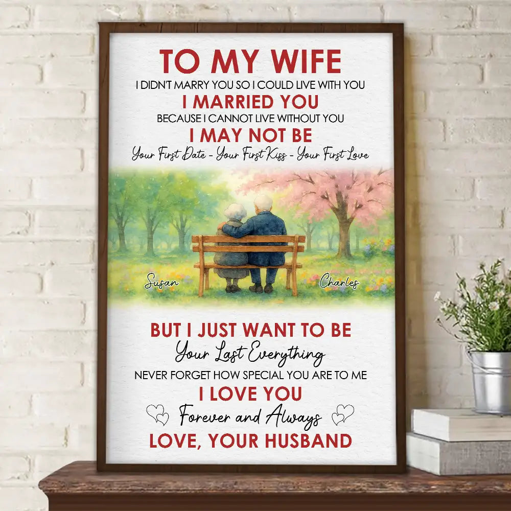 I Love You Forever And Always - Personalized Poster