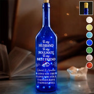 Gift For Couples,Gift For Husband,Gift For Wife,Gift For Boyfriend,Gift For Girlfriend,Custom Photo,Love - I Love You Then I Love You Still - Personalized Bottle Light