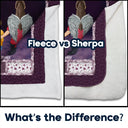 Family,Memorial,Gift For Women,Gift For Men,Sad,Christmas - I Miss You I'm Always With You - Personalized Fleece Blanket, Sherpa Blanket