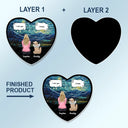 Sad, Memorial, Dog Lovers, Dog Mom, Cat Lovers, Pet Lovers - I Miss You Memorial Dog Cat - Personalized Custom Shaped Acrylic Car Visor Clip