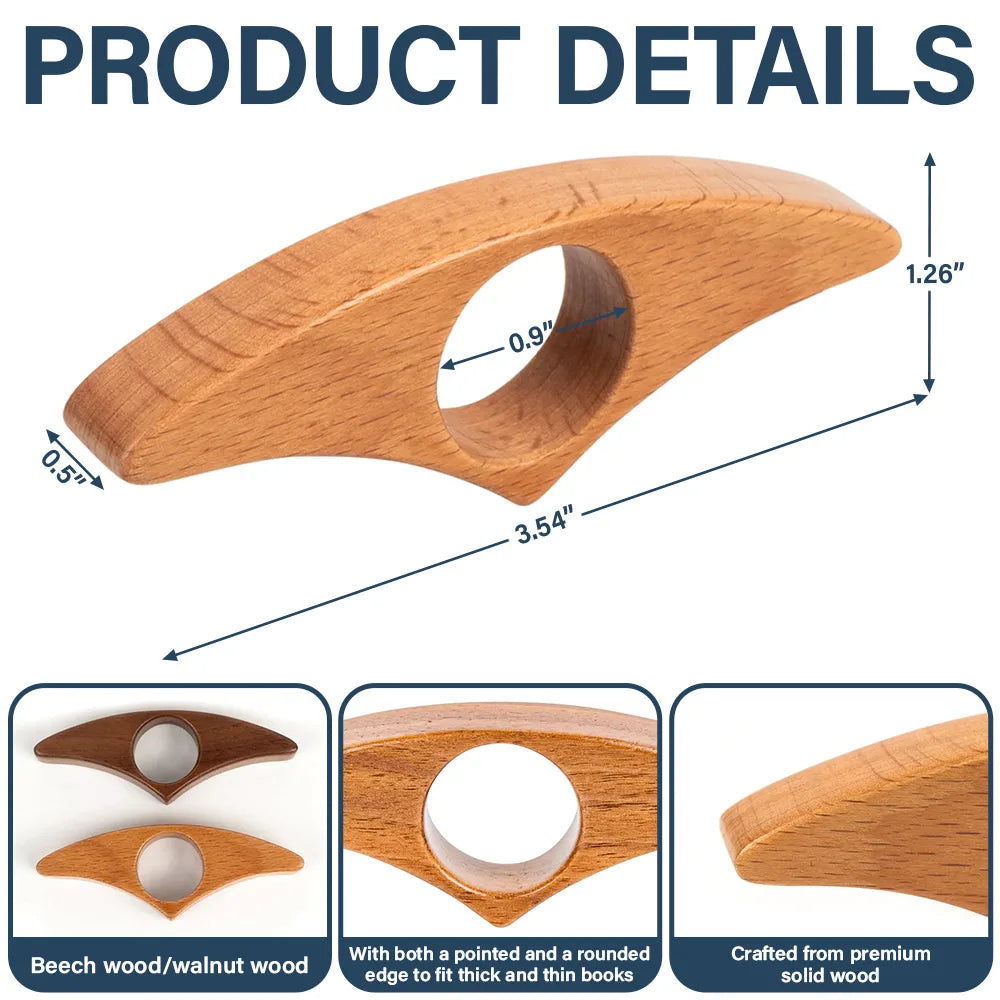 Reading, Gift For Women, Gift For Men, Gift For Yourself, Top Market, Happy - A Book A Day Keeps Reality Away - Personalized Book Page Holder