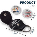 Dad - Daughters (Adult),Dad - Daughters (Young),Dad - Children,Mom - Children,Mom - Daughters (Adult),Gift For Daughter,Mom - Daughters (Young),Mom - Sons,Dad - Sons,Gift For Son,Grandpa - Grandkids,Grandma - Grandkids,Gift For Grandkids,Happy - I Smile Because You Are My Daughter Son - Personalized Leather Pocket Hug