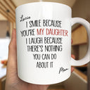 Dad - Daughters (Adult),Dad - Daughters (Young),Gift For Daughter,Mom - Daughters (Adult),Mom - Daughters (Young),Dad - Sons,Gift For Son,Mom - Sons,Gift For Women,Gift For Men,Top Market,Happy - I Smile Because You Are My Son Daughter - Personalized Mug