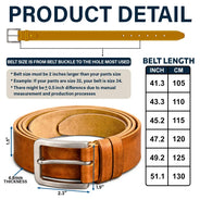 Gift For Men, Gift For Husband, Gift For Father, Funny - I Love You With All Of My Boobs - Personalized Cowhide Leather Belt