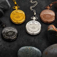 Love,Dad - Sons - I Would Choose You To Be My Son - Personalized Pocket Watch