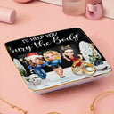 Gift For Bestie, Funny - I Would Help You Bury The Body 3D Effect Besties - Personalized Ring Dish