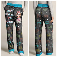 Gift For Kids,Gift For Son,Gift For Daughter,Happy,Dog Lovers,Cat Lovers - I'm Gaming Do Not Disturb - Personalized Pajama Pants