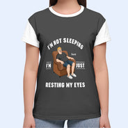 Gift For Father, Humorous, Vector - I'm Just Resting My Eyes - Personalized Full Print T Shirt