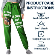 Gift For Father,Humorous,Vector - I'm Just Resting My Eyes - Personalized Pajama Pants