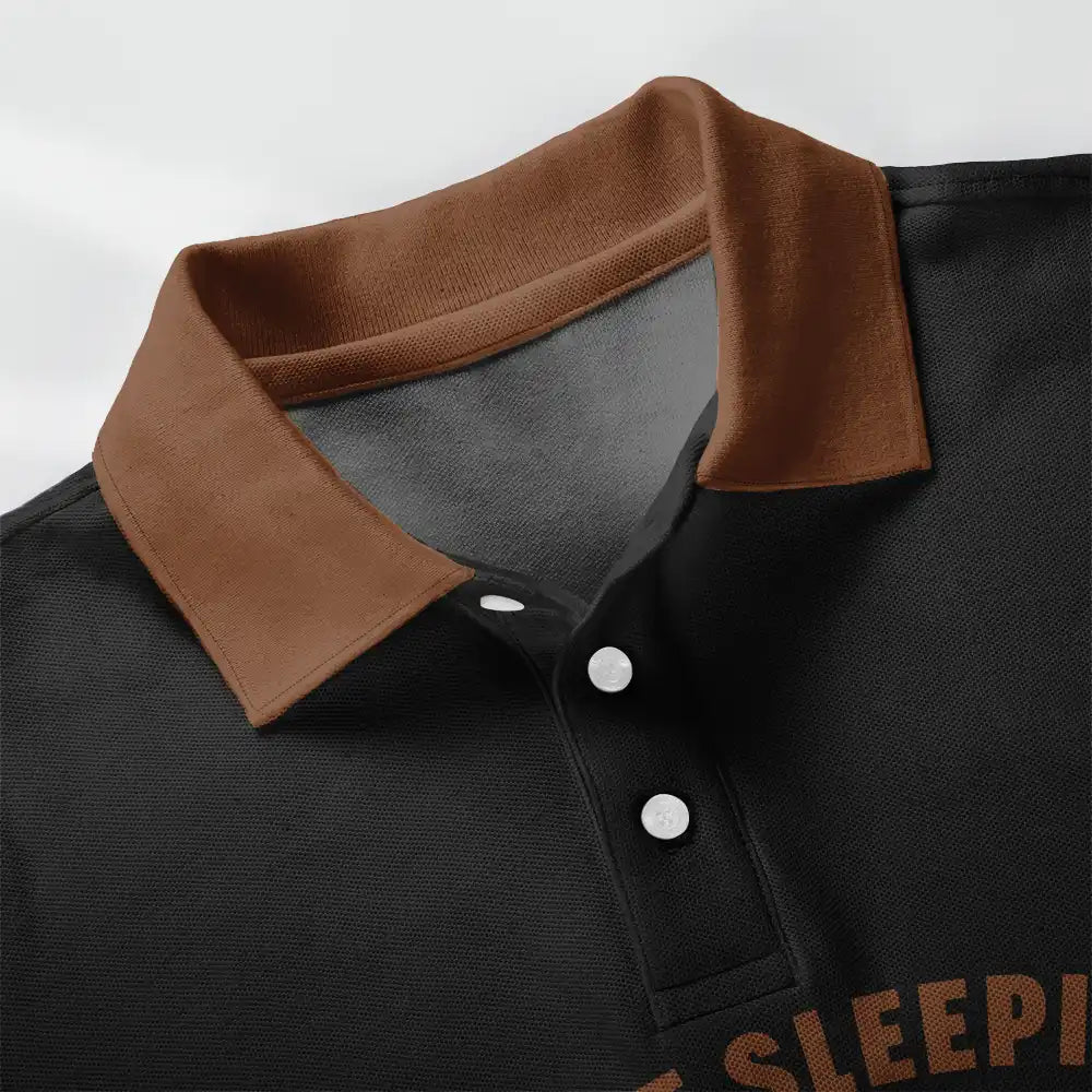 Gift For Father, Humorous, Vector - I'm Just Resting My Eyes - Personalized Polo Shirt