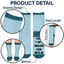 Gift For Father,Gift For Grandpa,Gift For Men,Non-Eng,Vector,Humorous - I'm Just Resting My Eyes - Personalized Socks