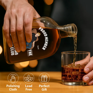 Gift For Father,Gift For Grandpa,Gift For Men,Non-Eng,Vector,Humorous - I'm Just Resting My Eyes - Personalized Whiskey Bottle