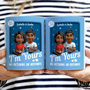 Gift For Couples, Gift For Husband, Gift For Wife, Gift For Boyfriend, Gift For Girlfriend, Love - I'm Yours No Returns Or Refunds Toy Box Couple - Personalized White Edge-to-Edge Mug