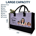 Gift For Grandma,Funny - Important Grandma Stuff Mainly Snacks Actually 3D Effect - Personalized Canvas Tote Bag