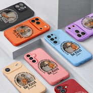 Punch Monkey, Gift For Yourself, Love, Gift For Bestie, Gift For Women, Gift For Men - In A World Where You Can Be Anything Be Kind - Personalized Leather Phone Case
