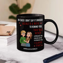Gift For Couples,Gift For Wife,Gift For Girlfriend,Gift For Women,Old Couples,Gift For Boyfriend,Love - In Case I Don't Say It Enough Couples Animate Hugging Couple - Personalized Mug