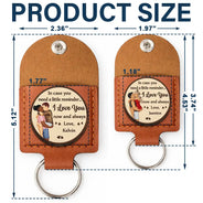 Old Couples,Gift For Couples,Gift For Husband,Gift For Wife,Gift For Boyfriend,Gift For Girlfriend,Love - In Case You Need A Little Reminder - Personalized Wooden Pocket Hug