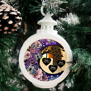 Memorial,Christmas,Sad - In Loving Memory - Personalized Candlelight Lantern Ornament