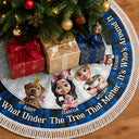 Christmas,Indoor Decor,Family,Vector,Happy - It's Not What's Under The Tree That Matters Family - Personalized Tree Skirt