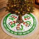 It's Not What's Under The Tree That Matters Snowmans - Personalized Tree Skirt
