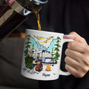 Camping, Campsite, Funny - Iwishabish Woods Camping - Personalized Mug