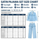 Gift For Grandma,Gift For Mother,Love,Stick Figure - Custom Photo This Grandma Mom Belongs To Kids Pet - Personalized Satin Pajama Set