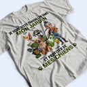 Gift For Wife,Gift For Girlfriend,Gift For Yourself,Gift For Women,Dog Mom,Dog Lovers,Pet Lovers,Pet Mom,Gardening,French,Non-Eng,Vector,Playful - Je Veux Juste Travailler Dans Mon Jardin - T-Shirt Personnalisé