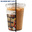 Christmas,Cozy,Reading,Gift For Yourself,Vector - Just A Girl Who Loves Books - Personalized Iced Coffee Sleeve