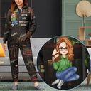 Just A Girl Who Loves Books - Personalized Overall Onesie Hooded Jumpsuit