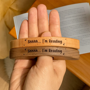 Reading,Gift For Women,Gift For Men,Gift For Yourself,Top Market,Happy - Just A Girl Who Loves Books Birth Flower - Personalized Book Page Holder