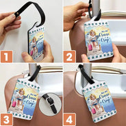 Travel,Cruising,Gift For Yourself,Gift For Women,Happy - Just A Girl Who Loves Cruising - Personalized Luggage Tag