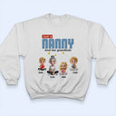Gift For Grandma,Grandma - Grandkids,Family,Happy - Just A Grandma And Her Grandkids - Personalized T Shirt