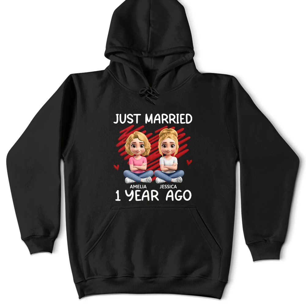 Gift For Couples,Gift For Husband,Gift For Wife,Gift For Boyfriend,Gift For Girlfriend,Funny,Old Couples - Just Married Many Years Ago Couple - Personalized T Shirt