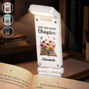 Confident,Christmas,Reading,Gift For Yourself,Icon - Just One More Chapter Bookish Gifts For Book Lovers - Personalized Book Light Clip