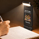 Confident,Christmas,Reading,Gift For Yourself,Icon - Just One More Chapter Bookish Gifts For Book Lovers - Personalized Book Light Clip