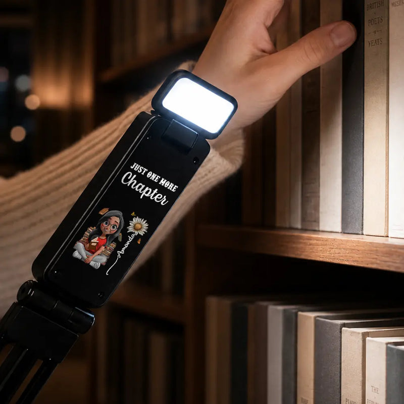 Confident,Christmas,Reading,Gift For Yourself,Vector - Just A Girl Who Loves Books Bookish Gifts For Book Lovers - Personalized Book Light Clip
