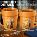 Just A Girl Who Loves Gardening And Dogs - Personalized Plant Pot Ceramic Mug