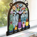Gift For Mother,Mom - Children,Mom - Daughters (Adult),Mom - Daughters (Young),Mom - Sons - Mom Tree - Personalized Window Hanging Suncatcher Ornament
