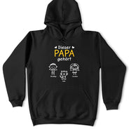 Gift For Women,Gift For Men,Parents,Gift For Mother,Gift For Grandpa,Gift For Father,Gift For Grandma,Gift For Grandparents,Love,German - Dieser Großvater Diese Großmutter Dieser Vater Diese Mutter Gehört - Personalisiertes T Shirt