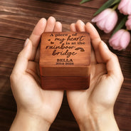 Pet Lovers,Pet Mom,Pet Dad,Pet Couple,Dog Lovers,Dog Mom,Dog Dad,Dog Couple,Cat Lovers,Cat Mom,Cat Dad,Cat Couple,Memorial,Sad - Custom Photo Favorite Hello And Hardest Goodbye - Personalized Wooden Accordion Photo Box