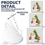 Adorable,Christmas,Gift For Kids,Vector - Baby First Christmas Gift For Big Brother Or Sister - Personalized Acrylic Ornament