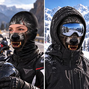 Christmas, Confident, Icon - Winter Cool Gift For Friends, Skier, Biker - Personalized Spooky Vibes Scarry Face Balaclava Face Mask