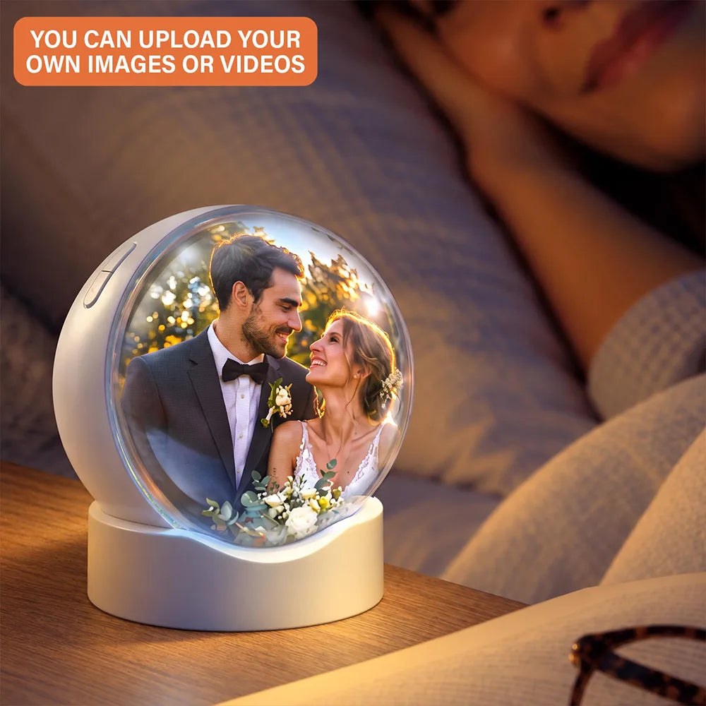 Anniversary,Christmas,Gift For Couples,No Custom,Old Couples,Romantic - Memorial Still Part Of Every Christmas - Bauble, Table Decor Video Clear Ball