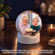 Anniversary,Christmas,Gift For Couples,No Custom,Old Couples,Romantic - Memorial Still Part Of Every Christmas - Bauble, Table Decor Video Clear Ball