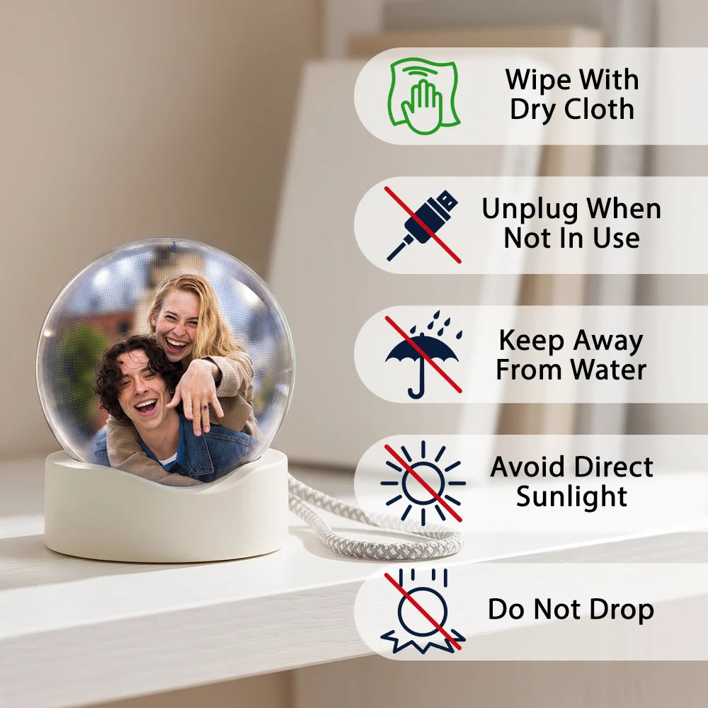 Anniversary,Christmas,Gift For Couples,No Custom,Old Couples,Romantic - Memorial Still Part Of Every Christmas - Bauble, Table Decor Video Clear Ball