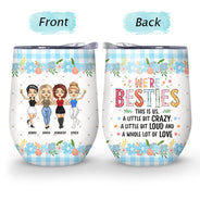 Sometimes You Forget You're Awesome So This Is Your Reminder - Gift For Bestie - Personalized Custom Wine Tumbler